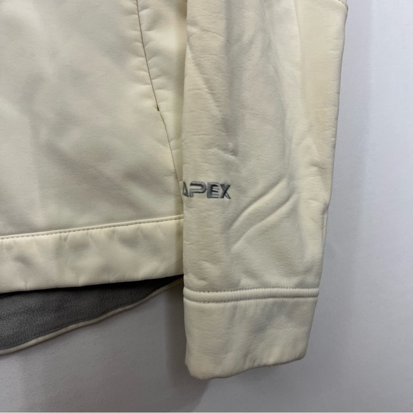 The North Face White Apex Bionic Softshell Windwall Jacket Womens XS Winter - Picture 8 of 8